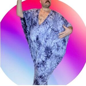 NWT XL Biddell Purple Tie Dye Playsuit with Pockets Violet Crystals